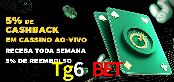 Promoções do cassino ao Vivo Tg6 Bet